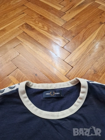 Страхотна мъжка тениска FRED PERRY размер L , снимка 6 - Тениски - 55193502