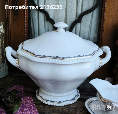 Супник и сосиера Rosenthal  1919-1935г , снимка 3 - Сервизи - 54815389