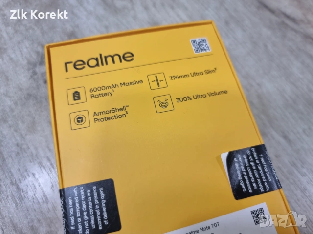 Realme Note 70T, 4GB, 128GB, снимка 5 - Други - 54741110