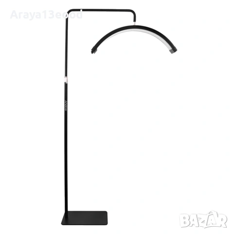 LED подова лампа полумесец – професионално осветление с дистанционно, снимка 2 - Лед осветление - 54203316