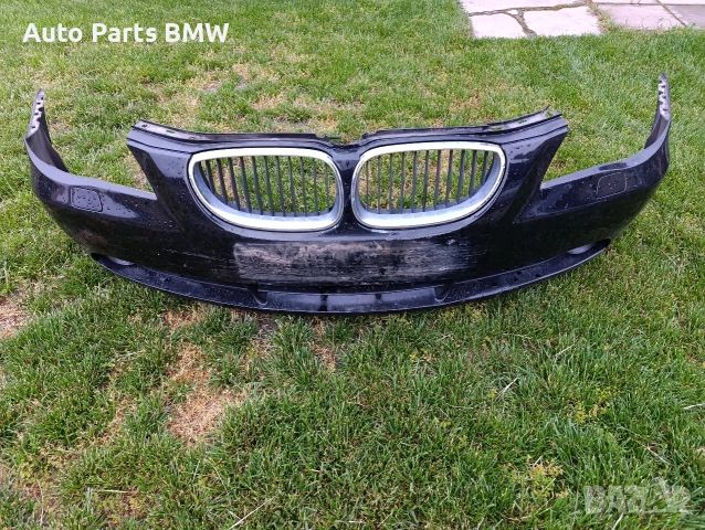 Предна броня BMW E60 E61 Предна броня БМВ Е60 Е61 Цвят - Black Saphire Metallic