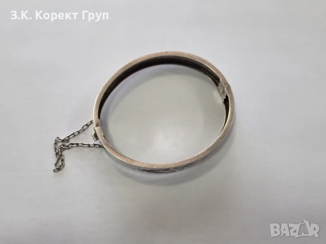 Сребърна гривна 925 / 10,35 гр, снимка 7 - Гривни - 55076438