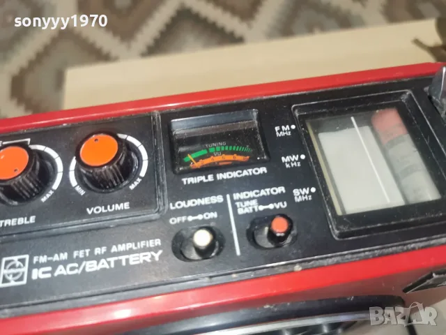 NATIONAL PANASONIC RF-888JB RED-ВНОС SWISS 1807261933L4, снимка 6 - Радиокасетофони, транзистори - 55334356