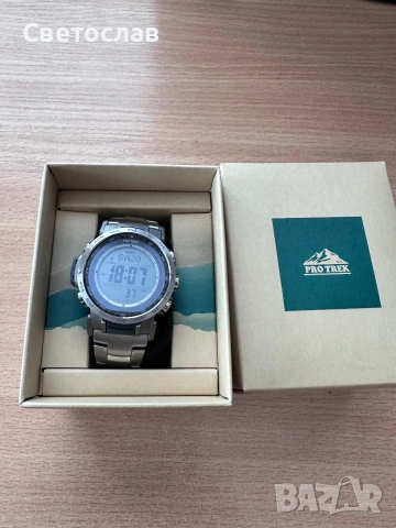 Часовник Casio Pro Trek PRW-35TLD-7JF Solar, снимка 2 - Мъжки - 54982254