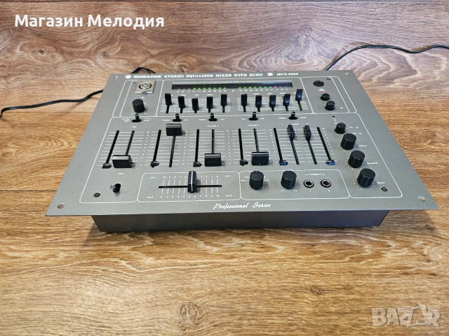 Миксер Monacor MPX-9000 Stereo Equalizer Mixer with Echo, снимка 2 - Ресийвъри, усилватели, смесителни пултове - 55258755