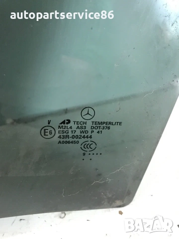 Стъкло на задна лява врата за Mercedes ML W164 (2006-2012) 43R-002444 A006450, снимка 3 - Части - 55177459