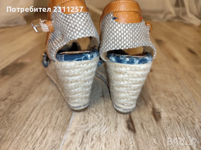 Спортно-елегантно сабо 40н., снимка 4 - Дамски обувки на ток - 54335618