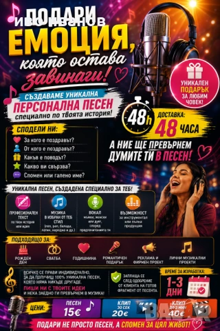 подари песен или клип