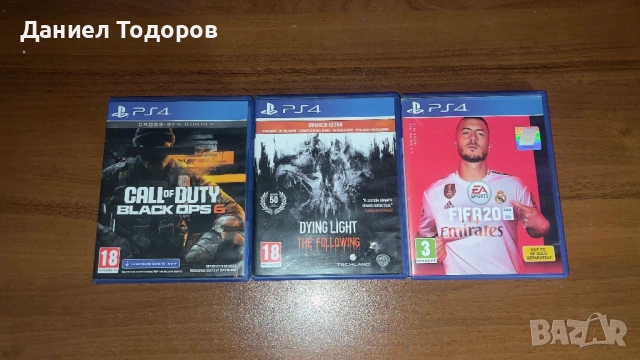 PS4 игри FIFA 20 / Dying Light / Call of Duty Black Ops 6 (PS5 upgrade код) – поотделно или заедно