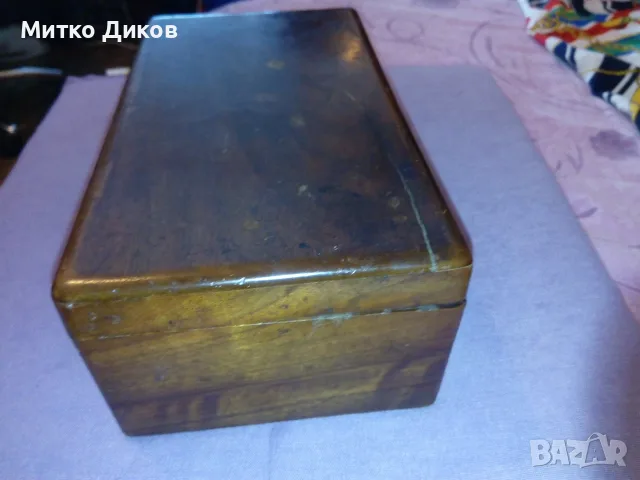 Дървена  кутия от соца 240х136х95мм №8, снимка 2 - Декорация за дома - 55571566