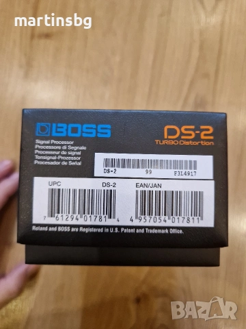 Boss DS-2 Distortion - ефект за китара, снимка 8 - Други - 54316684