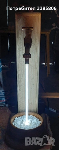 декоративна лампа , снимка 2 - Настолни лампи - 54016143