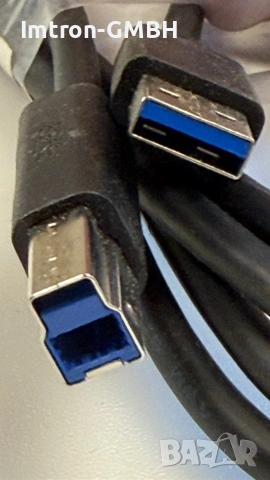  USB кабел за принтер 3.0 тип А мъжки към В 2м., снимка 2 - Принтери, копири, скенери - 55142811