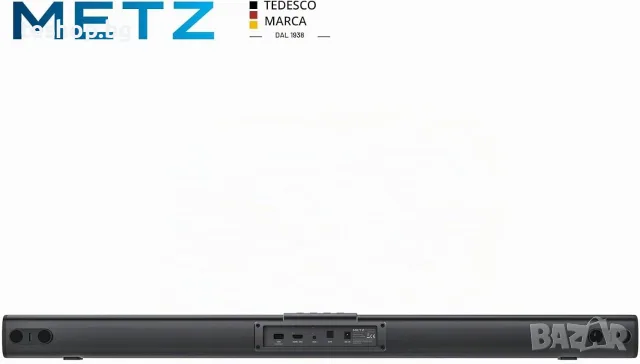 Саундбар Metz 2.0, 60W, USB, HDMI, AUX, оптичен, черен, снимка 4 - Тонколони - 55587247