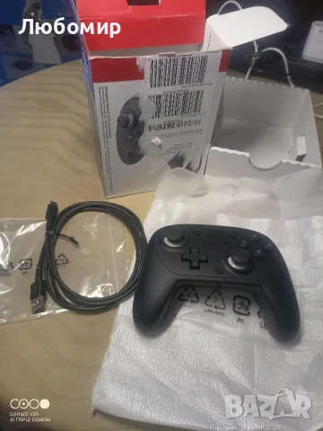 Nintendo Switch 2 Pro Controller Черен Bluetooth Геймпад Аналогов /, W129173516 (Bluetooth , снимка 3 - Други игри и конзоли - 55583791
