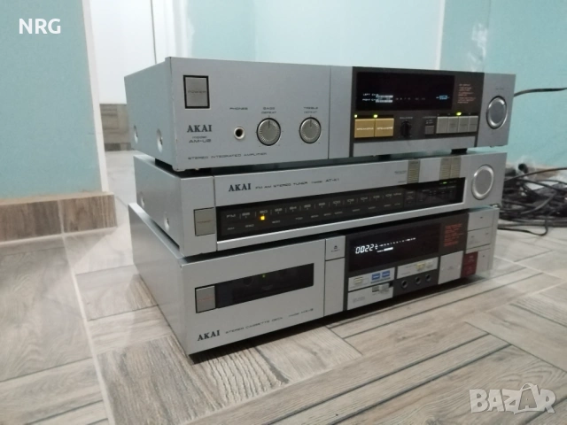 Akai аудио система - Тунер-Дек-Усилвател, снимка 3 - Аудиосистеми - 54370203