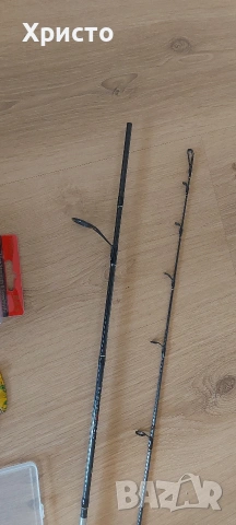 Нов спининг к-т от карбонова въдица с макара влакно клатушки за риболов , снимка 4 - Въдици - 53992630