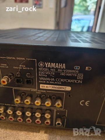 Ресийвър Yamaha Rx -V 396 RDS, снимка 6 - Ресийвъри, усилватели, смесителни пултове - 55231334