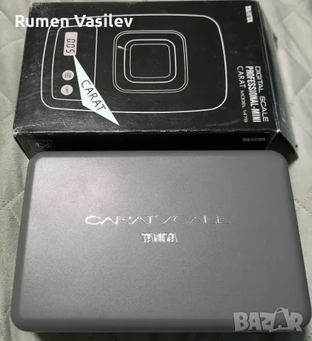 Бижутерска везна Tanita 1478 Mini Carat Scale, снимка 3 - Електронни везни - 55382201