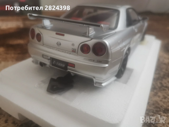 Autoart 1:18 Nissan skyline R34 GTR, снимка 4 - Колекции - 54742511