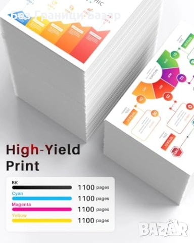 Нови Съвместими касети 405XL за Epson WF-3820 WF-4820 4 цвята комплект, снимка 3 - Други стоки за дома - 53963630