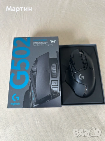 Геймърска мишка Logitech G502 wireless, снимка 2 - Клавиатури и мишки - 54778971
