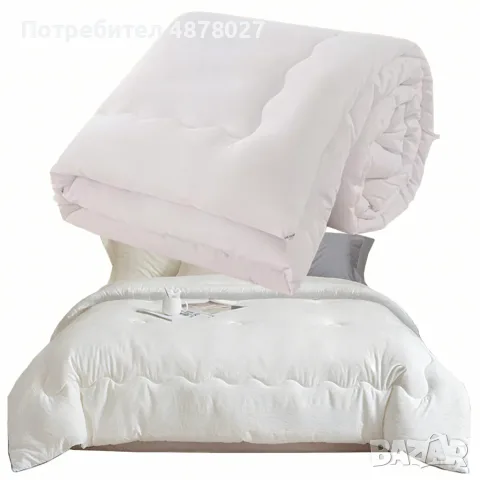 Целогодишен олекотен юрган 200x220 см – Топлина и комфорт за зимата, снимка 3 - Олекотени завивки и одеяла - 55467671