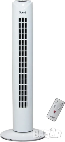 Вентилатор тип „кула“ Gotoll с дистанционно, 3 скорости, Таймер