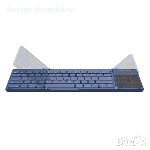 Сгъваема Bluetooth клавиатура Nillkin Cube Pocket, снимка 5 - Клавиатури и мишки - 55091883