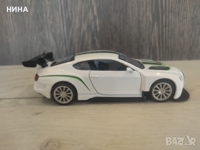 Метална количка Bentley Continental GT3 !!!, снимка 4 - Колекции - 55221982