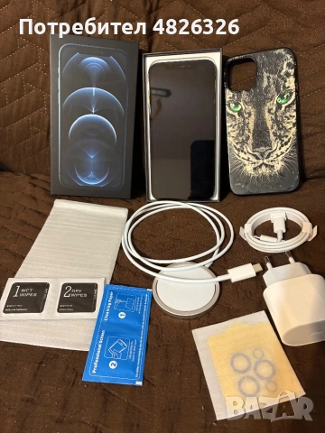 iPhone 12 Pro Pacific Blue пълен комплект, снимка 3 - Apple iPhone - 54541031
