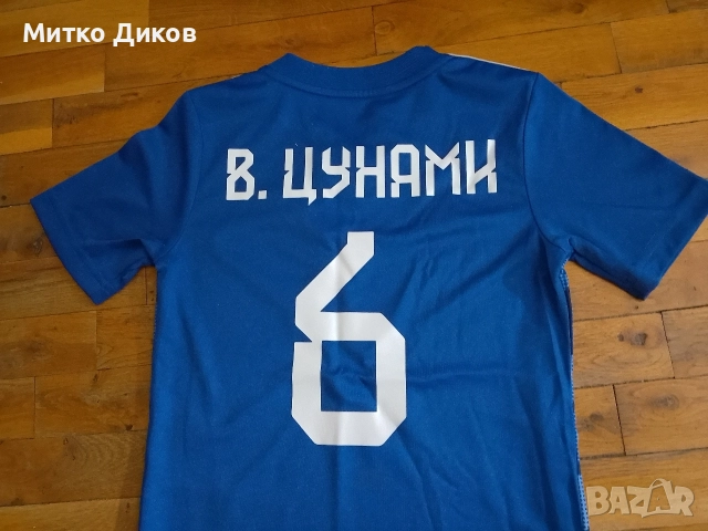 Левски футболна тениска детска нова маркова на Адидас #6 Ванд.Цунами 7-8год.128 см, снимка 11 - Футбол - 54969522
