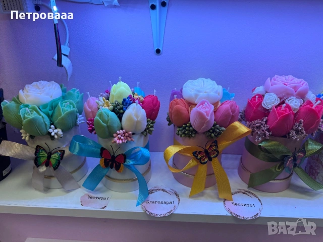 Ароматни свещи / подаръчета / сватба / кръщене , снимка 15 - Други - 54190545