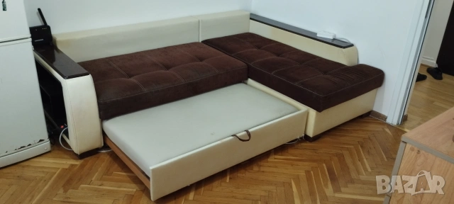 Разтегателен диван, снимка 6 - Дивани и мека мебел - 55227673