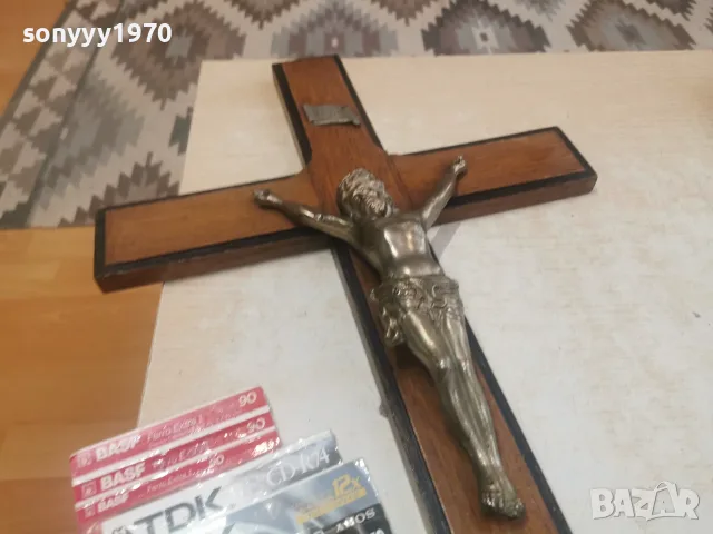 ГОЛЯМ КРЪСТ С ХРИСТОС 60СМ 0908261623L4