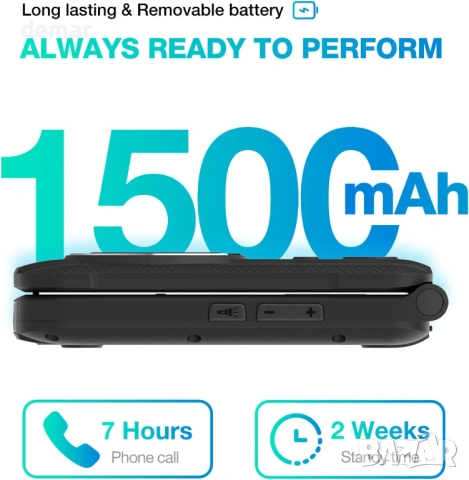 AGM Mobile здрав мобилен телефон с голям екран, клавиатура и SOS бутон (4G, Dual SIM), снимка 2 - Телефони с две сим карти - 54924428