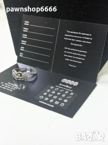 Сребърен пръстен 925 проба, снимка 2 - Пръстени - 54026515