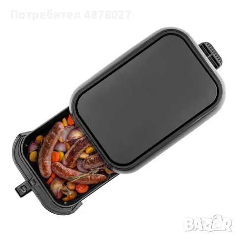 Фритюрник с горещ въздух Muhler MFX-815, 1700W, 8L с подарък книга с 69 рецепти!, снимка 4 - Фритюрници - 55501763
