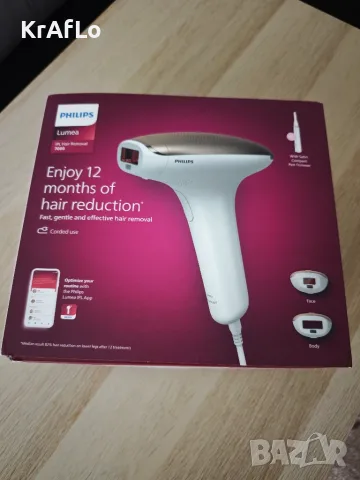  Фотоепилатор PHILIPS LUMEA BRI921/00 , ТРИМЕР тип Писалка HP6388 - 250000 импулса, снимка 2 - Епилатори - 55396897