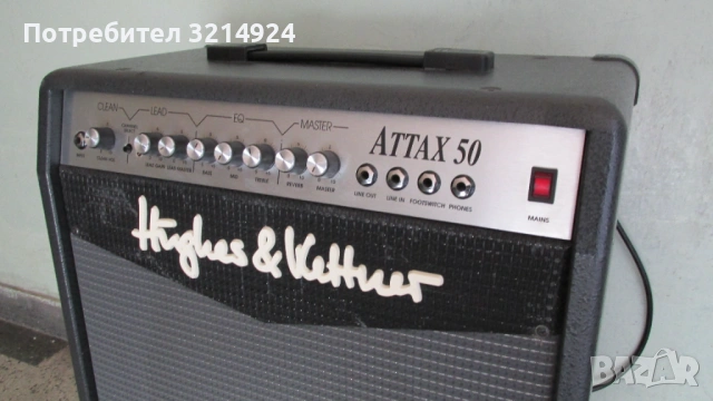 combо усилвател за китара Hughes & Kettner Attax 50, снимка 2 - Китари - 54602079