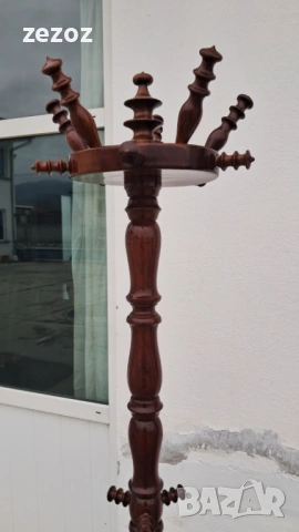 Закачалка свободностояща махагон, снимка 3 - Закачалки - 54054642