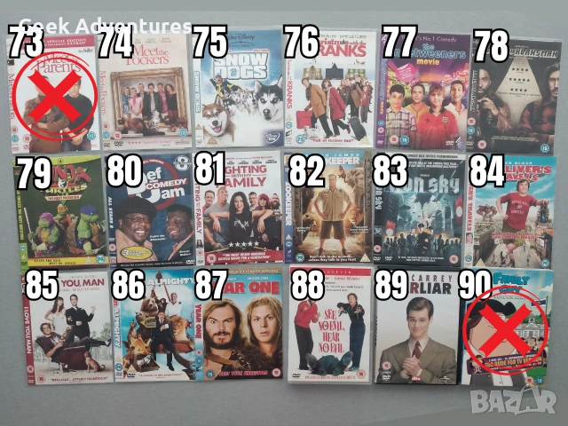 Комедия Филми DVD's - Оригинални Дискове на Английски Език, снимка 6 - Комедии - 47015749