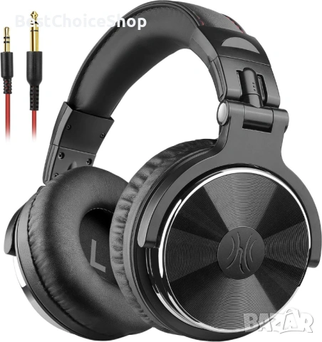 Професионални студийни слушалки OneOdio Pro 10, Кабелни, С шумопотискане, Hi-Res студийни