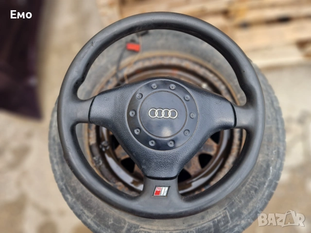 Продавам волан от ауди S-line с лентов кабел и airbag