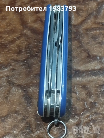 Victorinox Swiss син,с ножица неизползван., снимка 6 - Ножове - 54700504