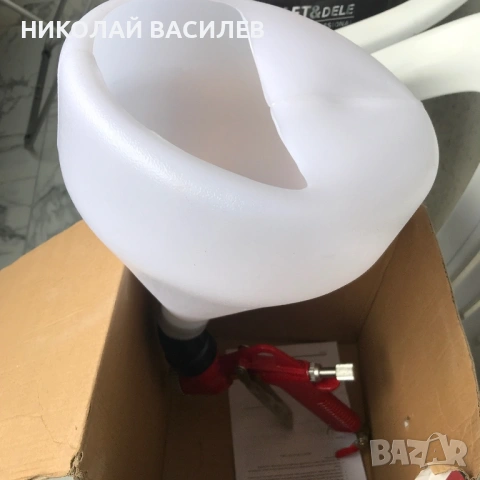 Пистолет за боядисване и мазилки с 3 съди / пневматичен  ., снимка 14 - Облицовки - 54357107