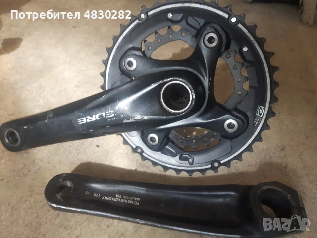 Deore Курбели-FC-M615 170mm/ 40-28, снимка 6 - Части за велосипеди - 55072846