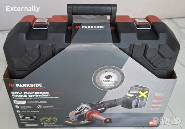 Акумулаторен ъглошлайф Parkside Performance PWSAP 20 Li F6 - гаранция, снимка 6 - Ъглошлайфи - 54492273