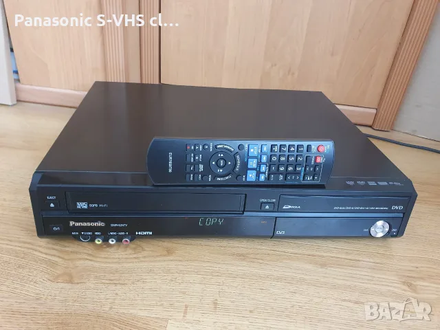 Panasonic DMR-EZ47V DVD-VHS.HDMI,HI-Fi  stereo 6 head recorder, снимка 2 - Плейъри, домашно кино, прожектори - 55513257