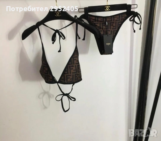 Дамски бански Gucci Valentino Burberry Fendi , снимка 7 - Бански костюми - 54395278